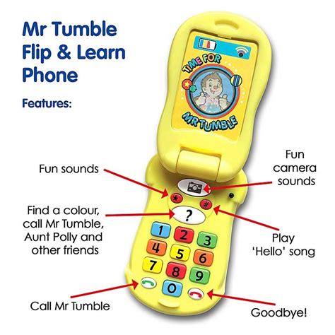 Mr Tumble Something Special Flip & Learn Phone - Early Learning Toys