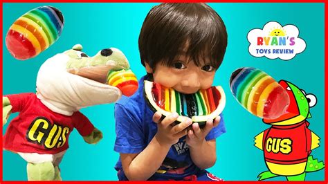 Hide and Seek Playing Chase with Gus The Gummy Gator! Kids playtime ...