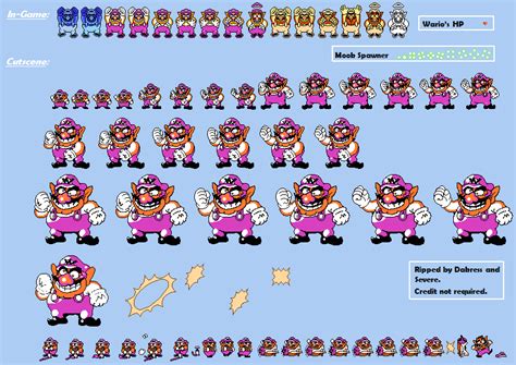 NES - Wario's Woods - Wario - The Spriters Resource