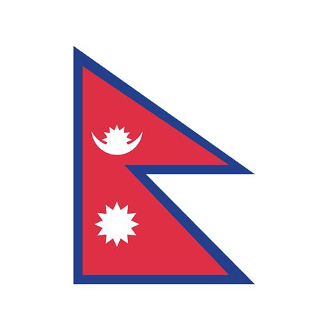 Nepal flag emoji clipart. Free download transparent .PNG | Creazilla