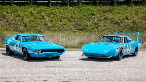 Original Plymouth Superbird and Road Runner with Richard Petty ties ...