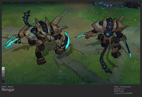 Mecha Rengar by Baldi KonijnConcept stuff for Mecha Rengar from League ...