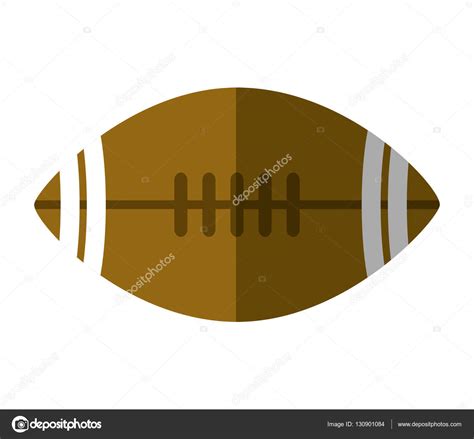 Ball of American football design Stock Vector by ©jemastock 130901084