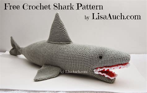 FREE Crochet Shark Pattern | Fergal Sharkey | Crocheted shark pattern ...