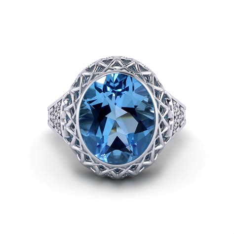 Filigree Gemstone Ring - Jewelry Designs