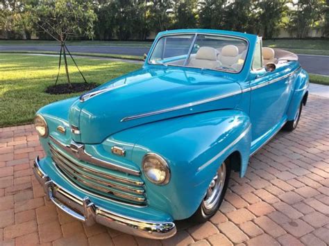 1946 FORD SUPER DELUXE RESTOMOD CONVERTIBLE - Classic Ford Super Deluxe ...