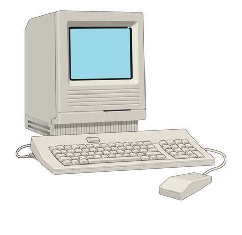 Pc Clipart Computer Word Clip Art Old Computer - Clip Art Library