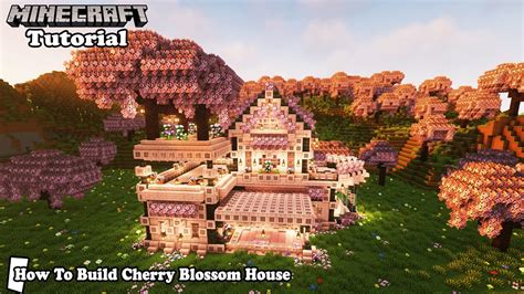 Minecraft Tutorial 1.20 - How To Build Cherry Blossom House ...