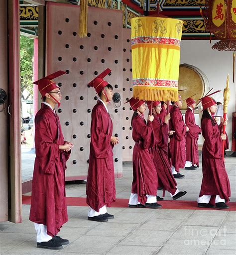 Confucius Ceremony at the Kaohsiung Confucius Temple Photograph by Yali Shi