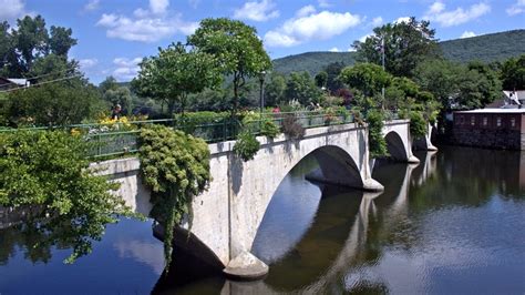 The Bridge of Flowers in Shelburne, MA - New England