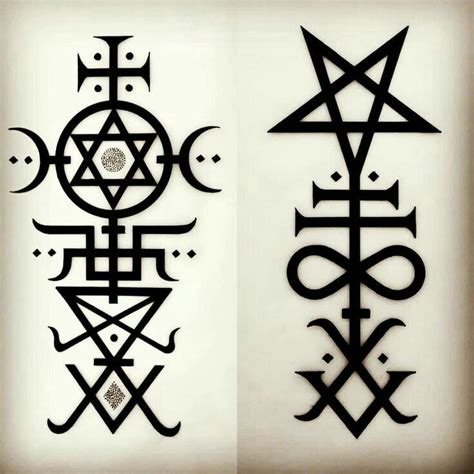 Demon Symbol Tattoo