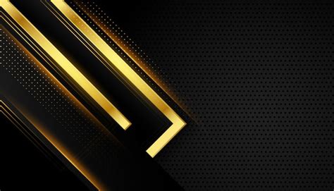 Free Vector | Premium golden and black luxury background design