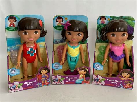 Fisher Price Dora the Explorer Doll Posable 9" Water Play (3 Varieties) | eBay