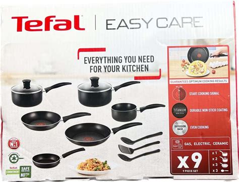 Tefal Easycare Cookware Set 9pc - £32 @ Asda Chester | hotukdeals