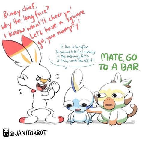 Help, I’m getting attached to the starters. | Pokémon Sword and Shield | Know Your Meme Mega ...