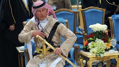 Prince Charles takes part in traditional sword dance in Saudi Arabia - CBS News