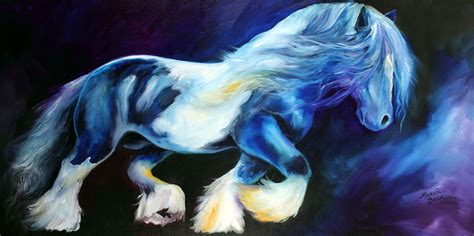 Daily Paintings ~ Fine Art Originals by Marcia Baldwin: GYPSY VANNER HORSE ORIGINAL OIL PAINTING ...