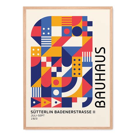 Bauhaus Abstract Colors poster | Postera.art