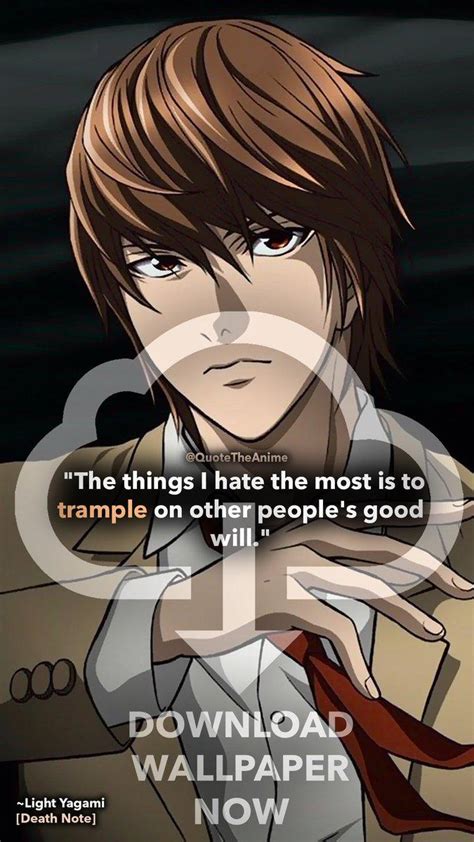 Death Note Anime Quotes Wallpapers - Wallpaper Cave