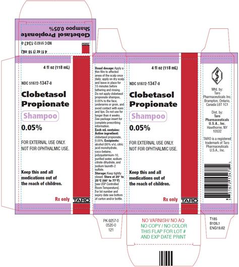 Clobetasol Shampoo - FDA prescribing information, side effects and uses