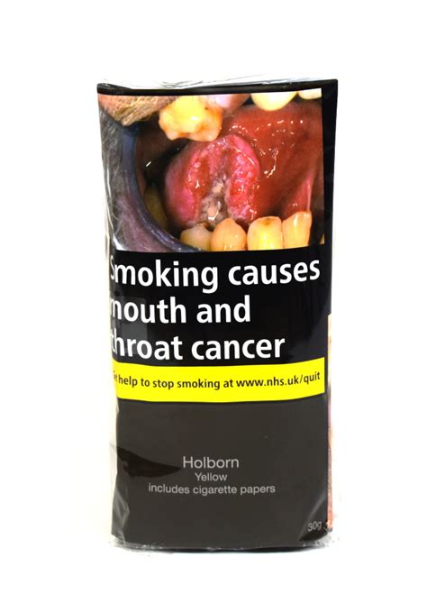 Old Holborn Yellow Hand Rolling Tobacco 30g Pouch