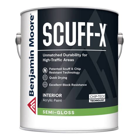 Benjamin Moore Scuff-X Semi-Gloss – Pontiac Paint Supply