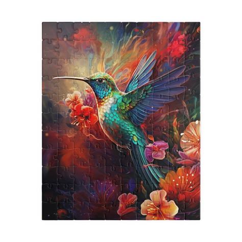 Hummingbird Jigsaw Puzzle, 1000 Pieces Puzzle, Adults Puzzle, Unique Jigsaw, Family Puzzle ...