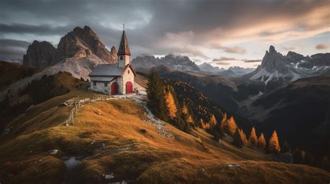 Premium AI Image | Dolomites landscape