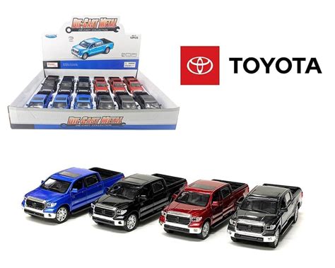 Kings Toy 1:36 Toyota Tundra - 4 Colors - Display Tray Set of 12 - M & J Toys Inc. Die-Cast ...