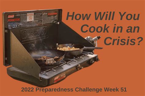 Make Sure You Can Cook Food in an Emergency! | Crisis Preparedness