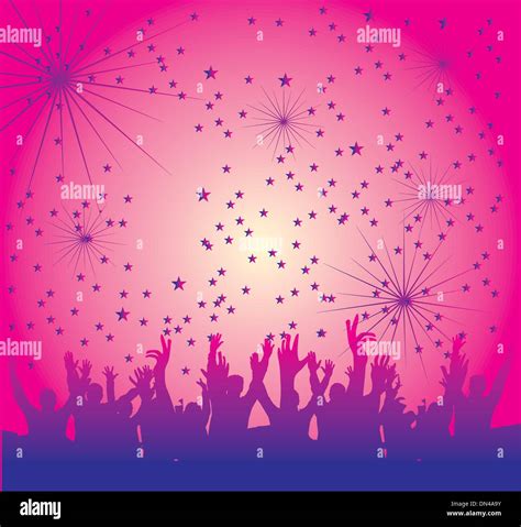 disco people hand up vector art Stock Vector Image & Art - Alamy