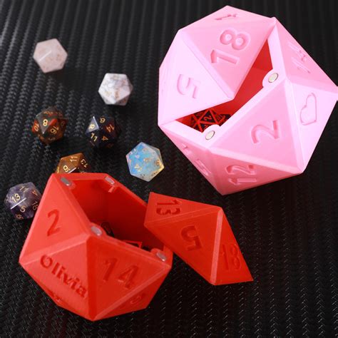 Personalized 3D Print DND Dice Container