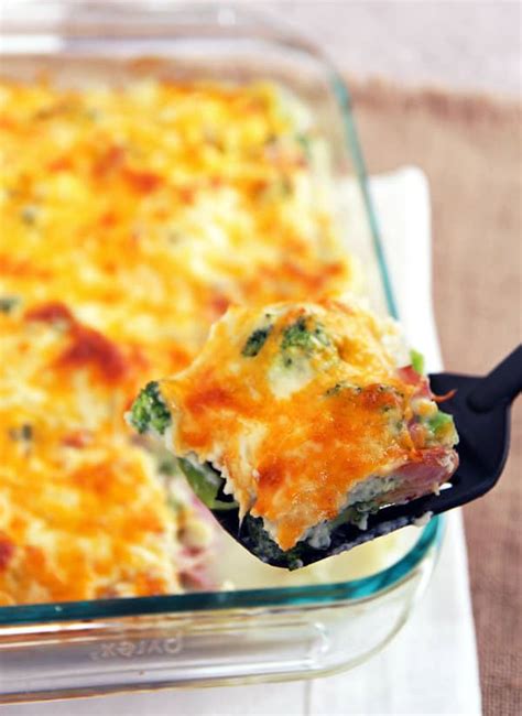 Healthy Cauliflower Broccoli Casserole