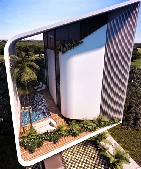 Sustainable Bioclimatic Tropical Modern House in Mexico | iDesignArch ...