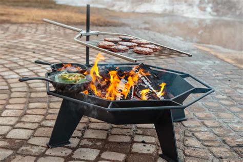 Iron Embers BBQ Grill Attachment | Safe Home Fireplace