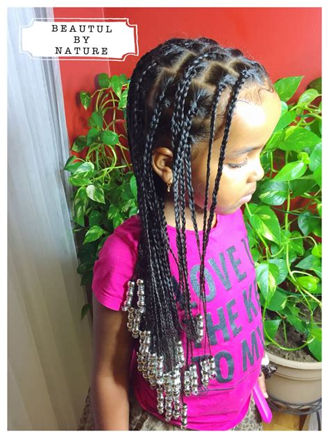 Natural hair box braids for kids Instagram @_beautiful.by.nature ...