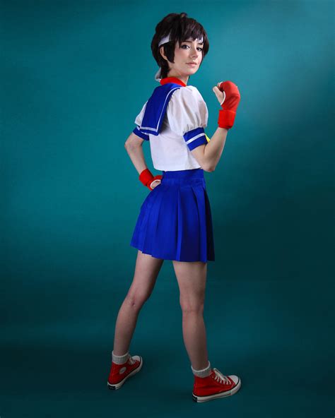 [SELF] Sakura from Street Fighter! Cosplay by shelbsyxmarie : r/cosplay