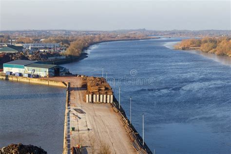 Limerick Dock in Shannon River Stock Photo - Image of shannon, dock ...