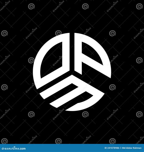 OPM Letter Logo Design on Black Background. OPM Creative Initials Letter Logo Concept Stock ...