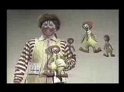 Different Early Ronald McDonald Commercial - YouTube