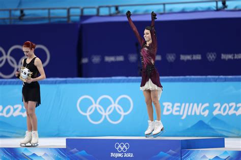 Skater Alexandra Trusova Stunned by Medal Results, Valieva Off Podium - Newsweek