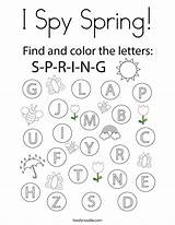 I Spy Spring Coloring Page  Twisty Noodle sketch template