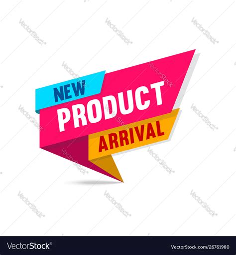 New product arrival template design special offer Vector Image