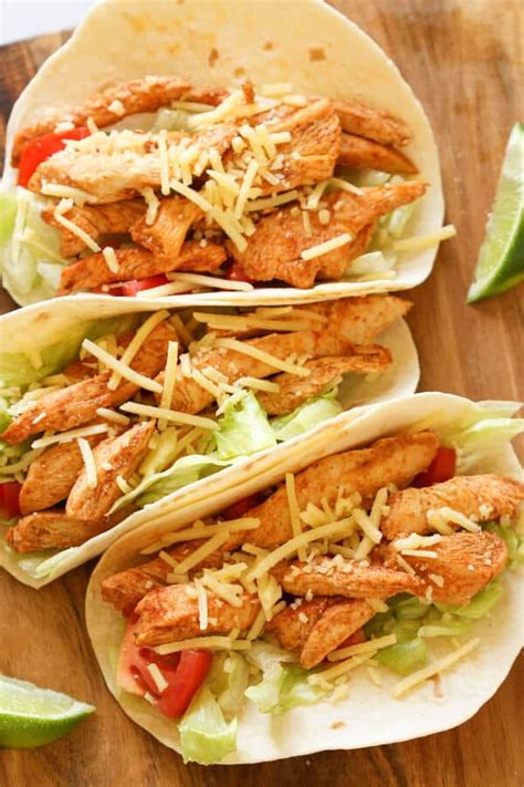 Healthy Chicken Tacos Recipe (Soft Chicken Tacos) | Cook It Real Good