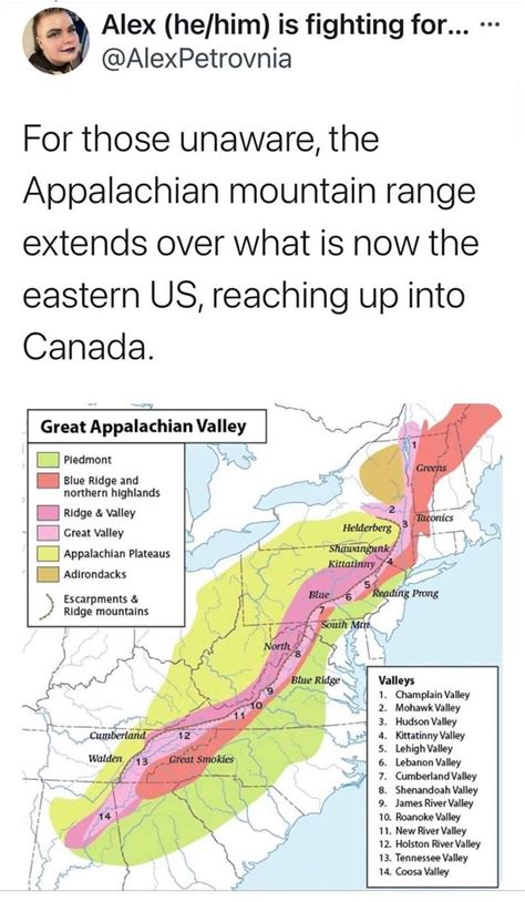 Twitter Thread: The Appalachians Are Older Than Most Things | Appalachian, Appalachian mountains ...