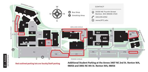 Renton Technical College Campus Map - Time Zones Map