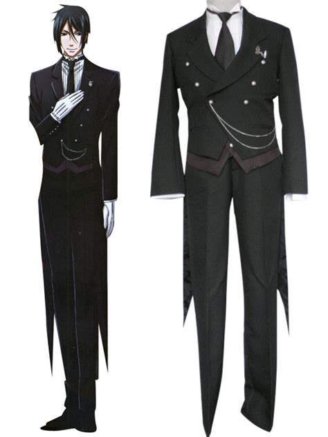 Black Butler Kuroshitsuji Sebastian·Michaelis Butler Uniform Cos [CV-029-C06] - $88.99 ...