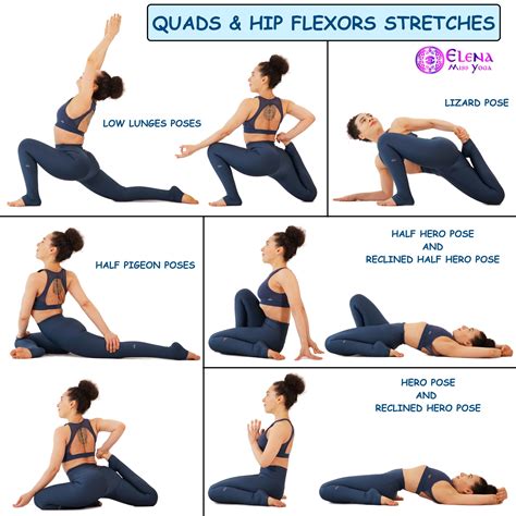 QUADS AND HIP FLEXORS STRETCHES – Elena Miss Yoga