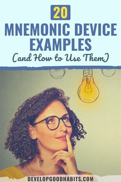 20 Mnemonic Device Examples (and How to Use Them)