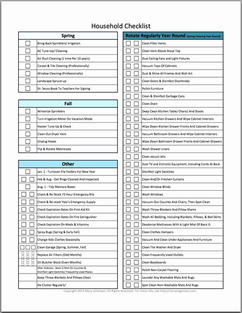 Car Maintenance Checklist Spreadsheet — db-excel.com